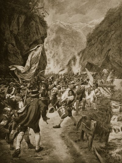 The Revolt of the Tyrolese, 1809 by L. Jordan